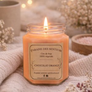 Bougie – Chocolat et Orange