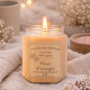 Bougie – Fleur d’oranger paradis des senteurs fabrication des bougies