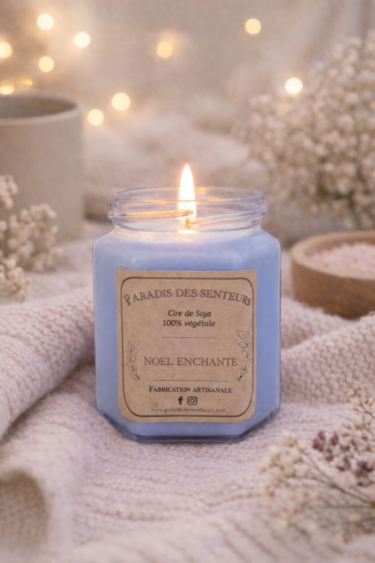 Bougie – Noel Enchanté paradis des senteurs fabrication des bougies
