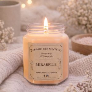 Bougie - Mirabelle paradis des senteurs fabrication des bougies