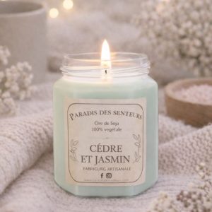 BOUGIE - CEDRE ET JASMIN