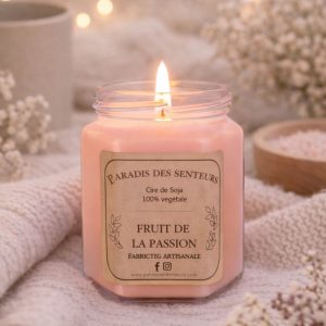 Bougie – Fruits de la passion paradis des senteurs fabrication des bougies