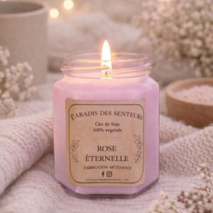 Bougie - Rose Eternelle